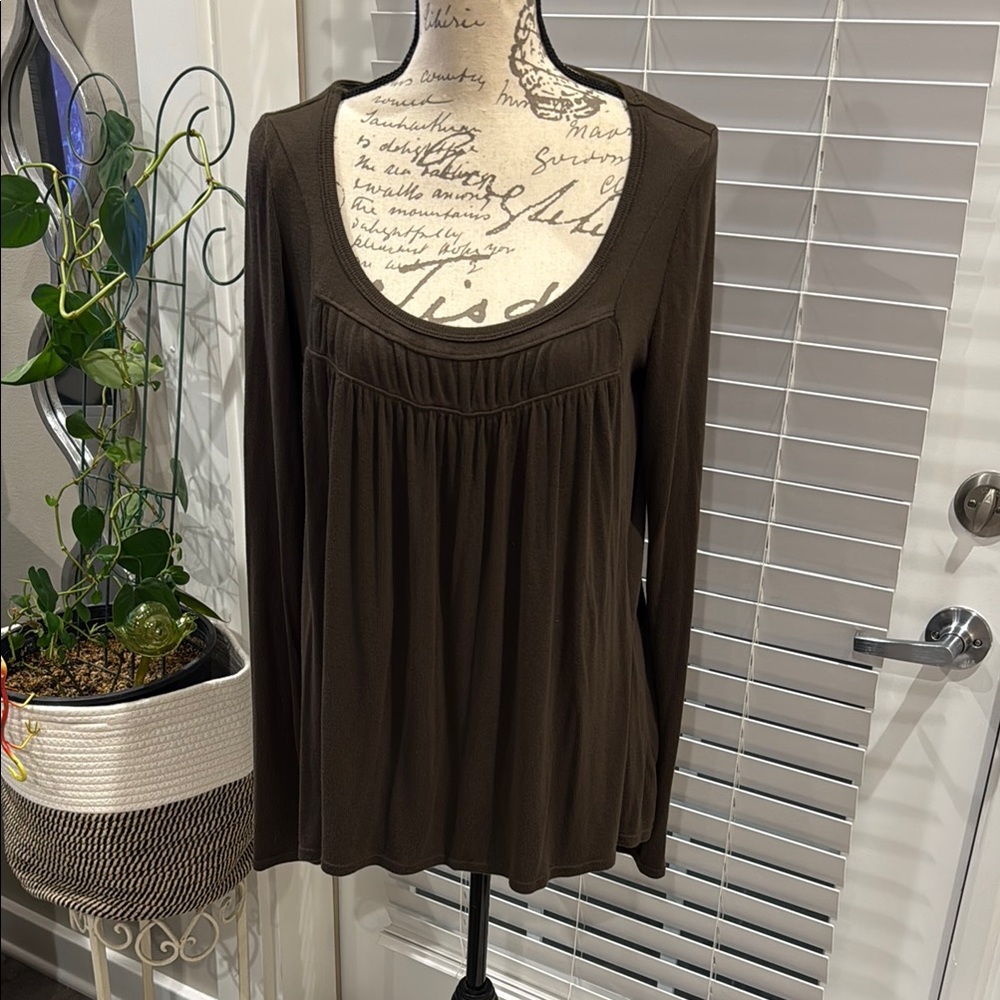 Elegant Olive Women's Top